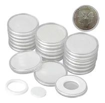 Comprar 1 Cápsula De Acrílico Para Moneda, Medalla De 46 Mm. + Eva