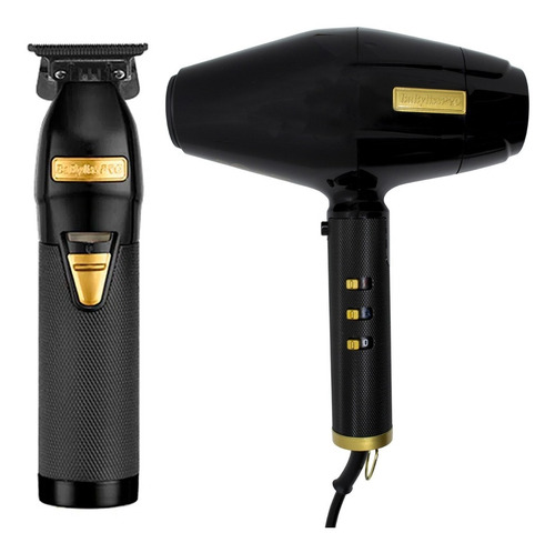 Babyliss Pro Black Fx Kit Secador 2200v + Trimmer Cuchilla T