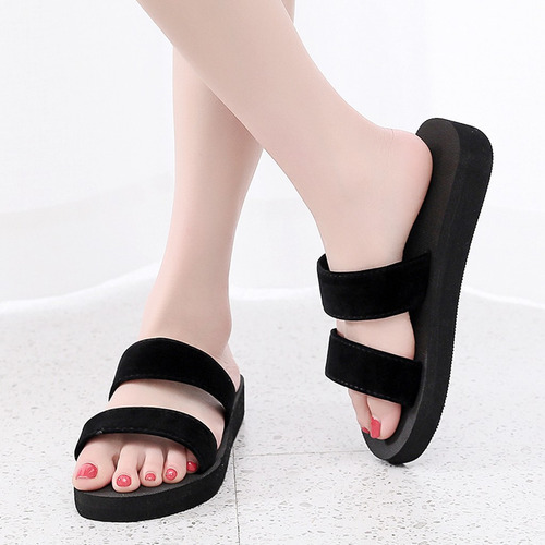 Zapatillas Planas Transpirables Tipo Pantuflas De Playa Con