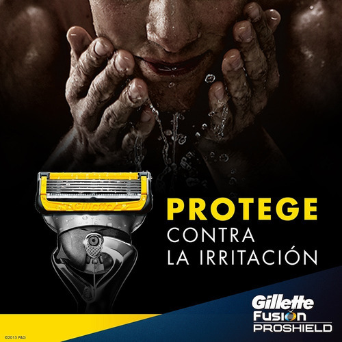 Imagen 8 de 10 de Repuestos para afeitar Gillette Fusion5 Proshield 4 u