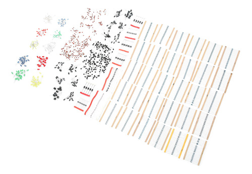 Kit De Componentes Electrónicos: Diodos Led, Resistencias De