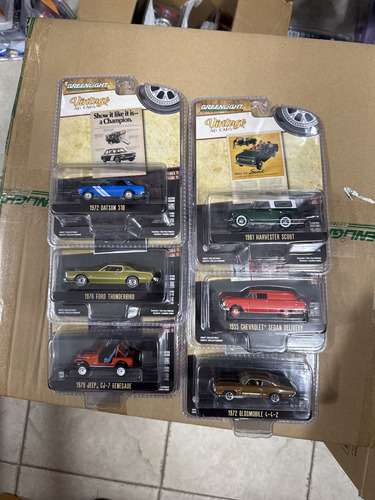 Greenlight Vintage Ad Cars S11 Coleccion Completa De 6 Pzas. Color