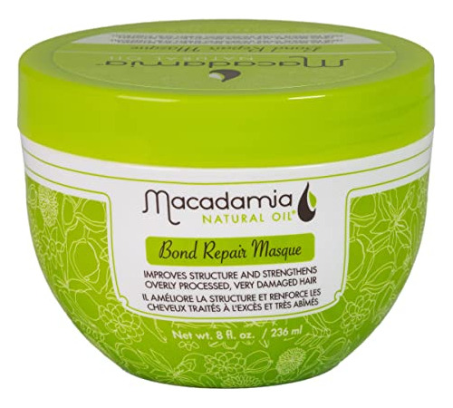 Macadamia Aceite Natural Bono Reparación Masque 236ml Zmb3h