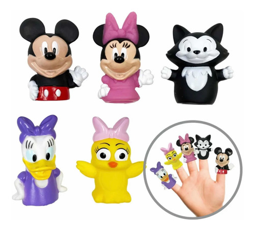 Ginsey Disney Set De 5 Marionetas Para Baño Niñas