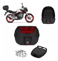 Comprar Bau Universal Para Moto Bauleto 28 Litros Para 1 Capacetes