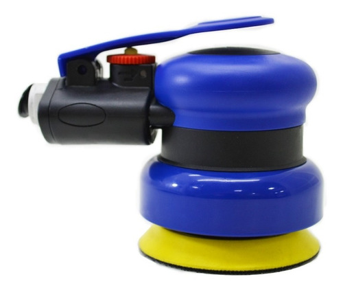 Mini Lixadeira Orbital De 3 Pol Para Detalhamento Automotivo Cor Azul pneumatico