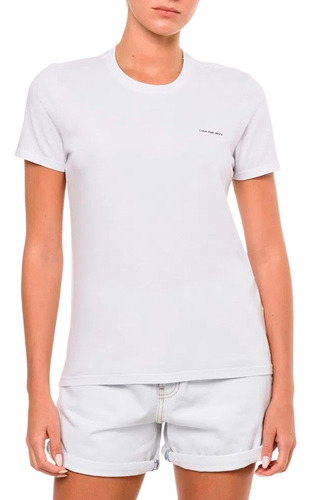 Camiseta Calvin Klein Jeans Logo Feminina