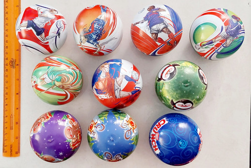 Set 10 Balones Metalicos Nestlé Carlos V Sudáfrica 2010 #1 (Usado)