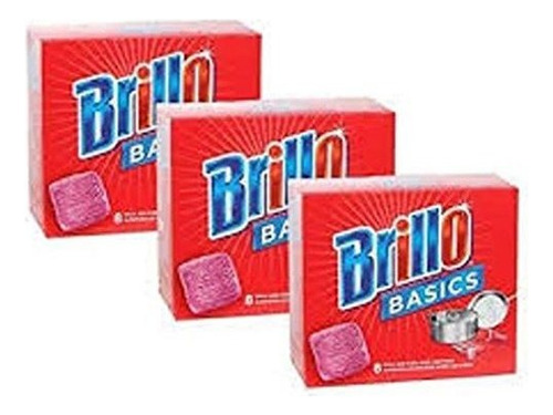 Brillo Basics Steel-wool Jabón Pads, 8-ct. pac