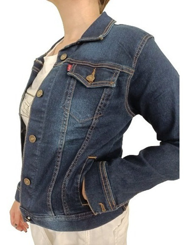 Espectacular Chaqueta  Dama En Jean Excelente Calidad