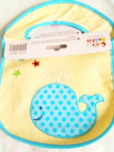 Aurojul-babero Babybibs Bord.ballena,woody Toys-no Toxico