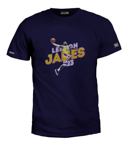 Camiseta Lebron James 23 Lakers Basket Basketball Hombre Bto