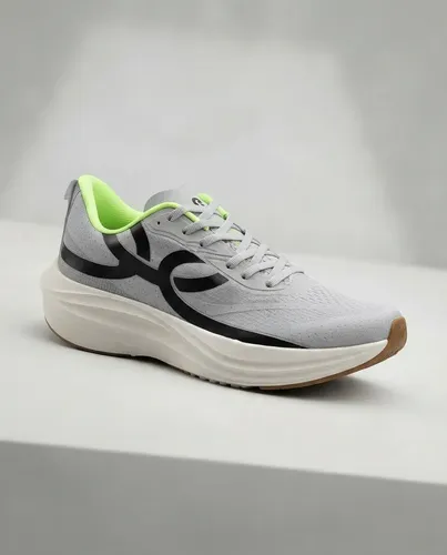 Tênis Corrida Olympikus Feminino Masculino Originals Cinza/verde 43 Br