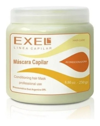 Mascara Capilar Exel Colageno 250 Gr Baño De Crema