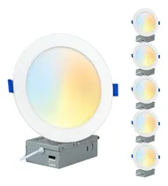 Comprar Paquete De 6 Luces Led Empotrables Ultrafinas, 12w, Regulabl