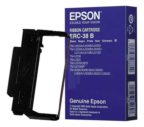 Cinta  Impresora Epson Erc- 38 B Tm-u220a