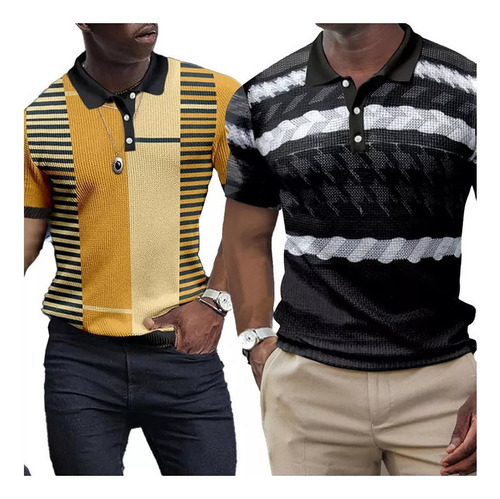 Camiseta Polo Masculina Gola Slim Shirts 2