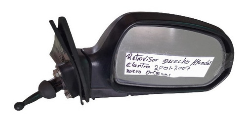 Retrovisor Derecho Manual  Hyundai Elantra 01/07 Original