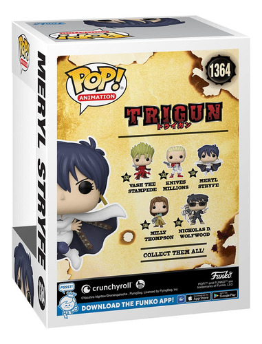Figura De Vinilo Funko Pop! Trigun De Animación Meryl Stryfe