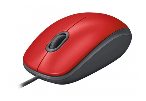 Mouse Logitech M110 Silent Alámbrico Óptico Usb Rojo /v