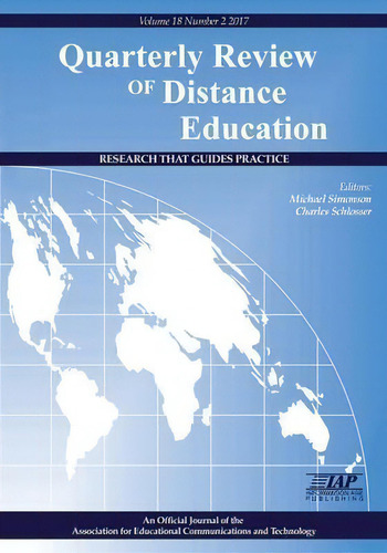 Quarterly Review Of Distance Education   Research That Guides Practice , De Michael Simonson. Editorial Information Age Publishing, Tapa Blanda En Inglés