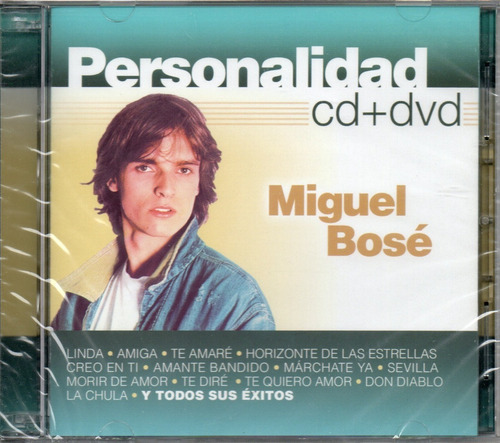 Miguel Bosé Personalidad Cd/ Dvd Nuevo Camilo Sesto Ciudad