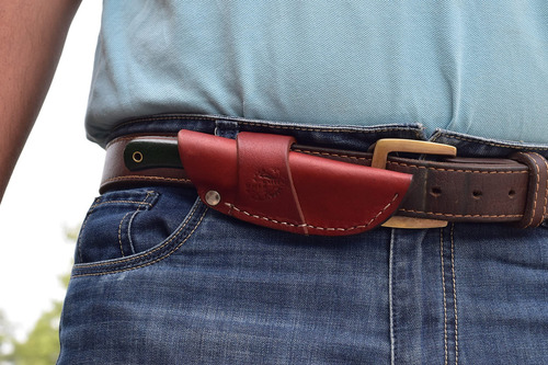 Knives Ranch - Cuchillo Hecho A Mano De Acero De Damasco Con