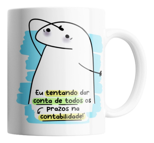 Imagem 4 de 7 de Caneca Flork Bento Contador Profissão Chinelo Chocolate Kit