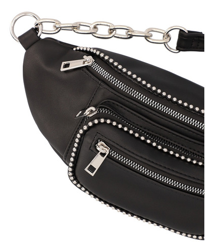 Imagen 2 de 5 de Bolso Belt Bag Perlas Metalicas De Mujer C&a (3013916)