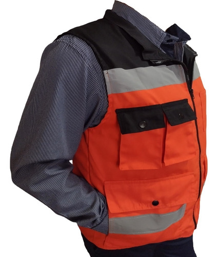 Chaleco De Seguridad Industrial Ligero Gabardina