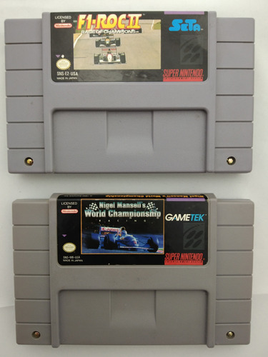 F1-roc2, Nigel Mansell's, Carreras Super Nintendo Snes