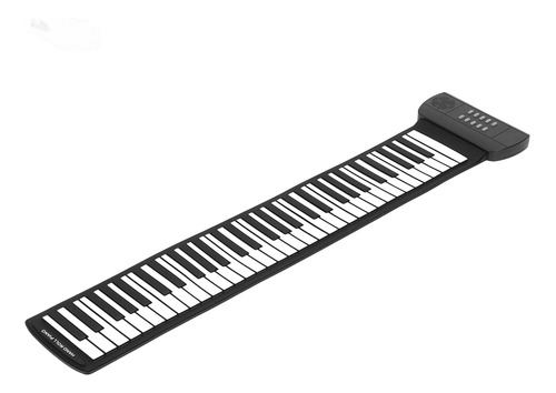 Piano Con Teclado Enrollable, 61 Teclas, Portátil, Estéreo 4