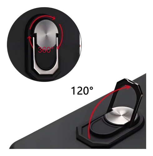 Funda Para Tank 2 Pro Unihertz Con Soporte Y Anillo Trasero Transparente Lisa