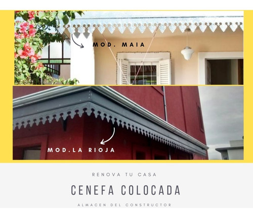 Imagen 2 de 6 de Cenefa Artesana Decorativa Galvanizada Dess 20 Cal27
