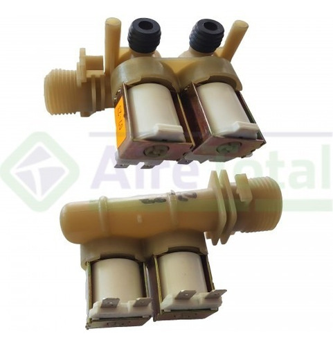 Electrovalvula Lavarropas Ariston 1 Ent 2 Salidas Curva
