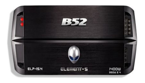 Imagen 1 de 8 de Potencia B52 Amplificador 4 Canal 1400w Puenteable Crossover