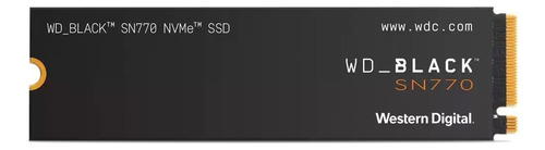 Disco Solido Interno Ssd 1 Tb Nvme Western Digital Black Sn770 Wds100t3x0e