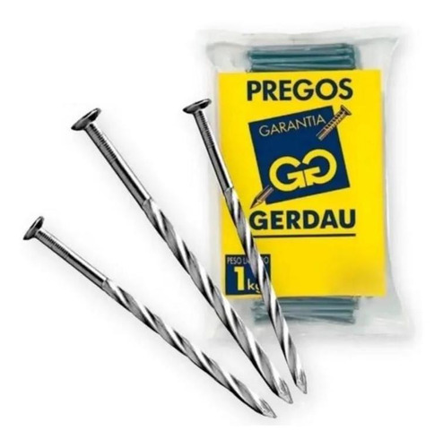 Prego Ardox Com Cabeça 19x36 Gerdau 1kg