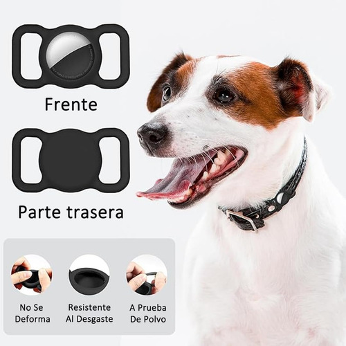 4pcs Funda Para Airtag Apple Para Collar De Perro Rojo 4pcs