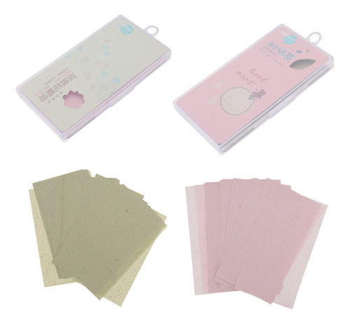 Papel Absorvente De Óleo Facial Absorve Água 2 Unidades