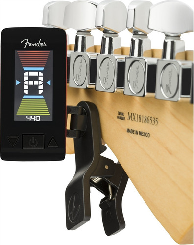 Imagen 5 de 5 de Afinador De Pinza Fender Original Para Guitarra, Bajo, Etc.