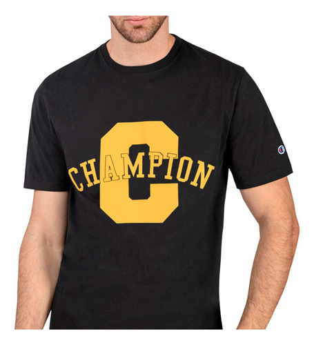 Playera Champion College Hombre Cuello Redondo Manga Corta