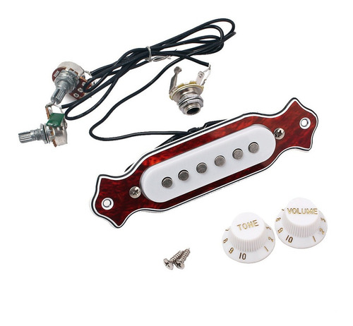 Guitarra Acústica Eléctrica Soundhole Pastilla Magnética