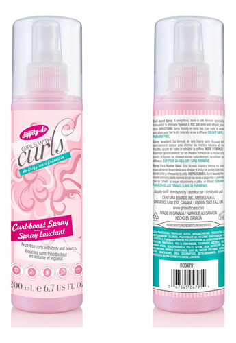 Spray Intensificador De Rizos Dippity Do Curls 200ml
