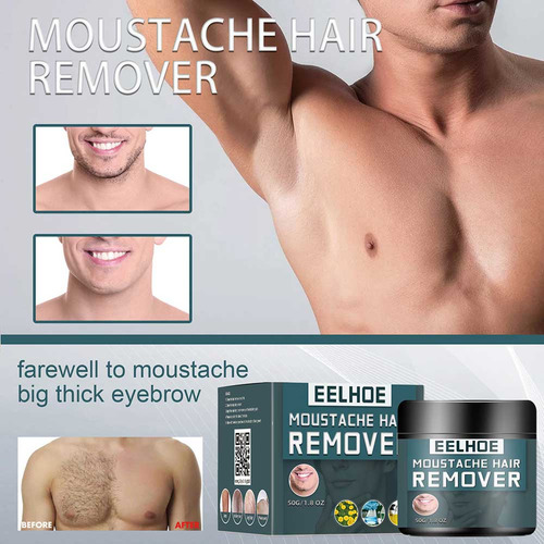 Creme De Depilação Masculina, Sem Irritação, Pasta De Remoçã