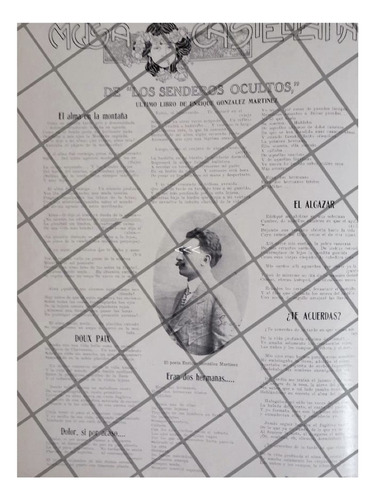 Afiche Retro Enrique Gonzalez Martines Presenta Libro 1911