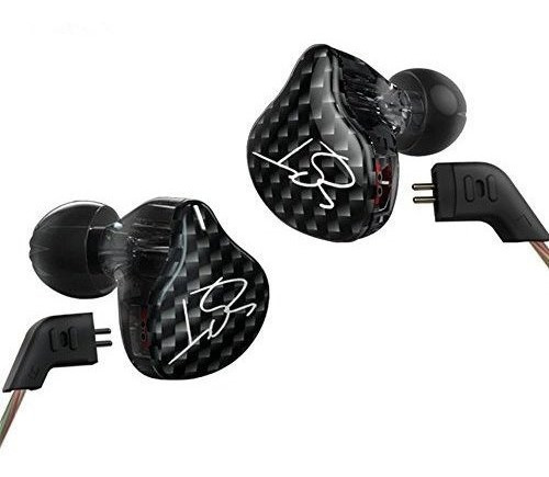 Auriculares In Ear Kz Zst Hibrido Sin Mic Profesionales Color Zst black