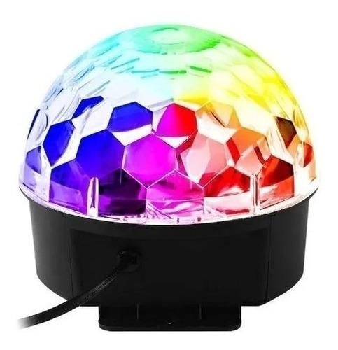 Globo Bola Maluca Led Magic Cristal Rgb Bluetooth Pen Drive 110V