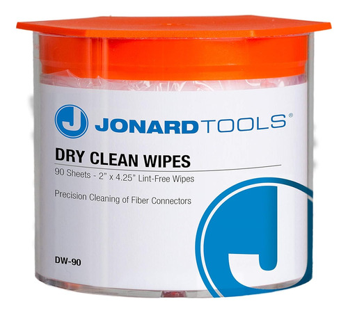 Jonard Tools Dw-90 Paquete De 90 Toallitas Secas Para Limpia