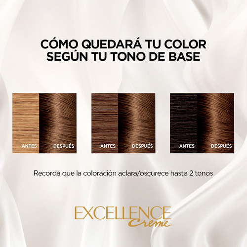Kit De Coloración Excellence Creme L'oréal Paris Tono Tono 6 Rubio Oscuro